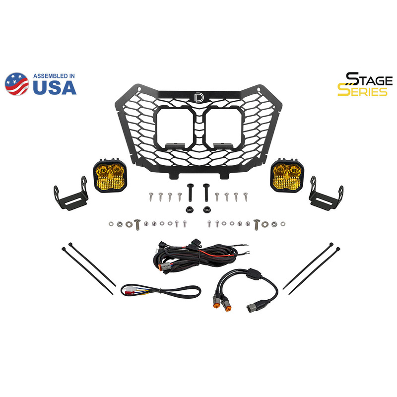  Diode Dynamics - Stage Series LED Grille Kit for 2022-2024 Honda TalonPro Yellow Combo